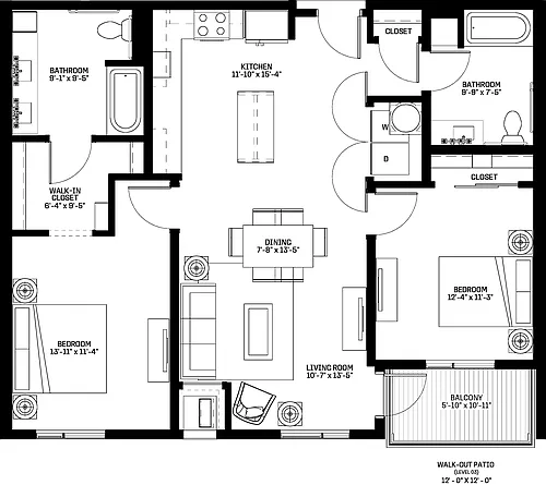 Floor plan B7
