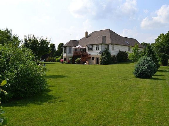 Rear view from end of lot