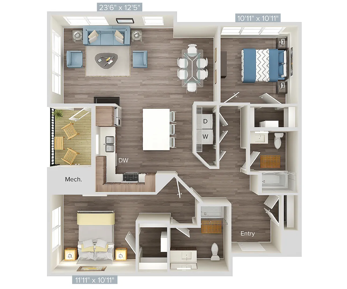 Floor plan B7-1243