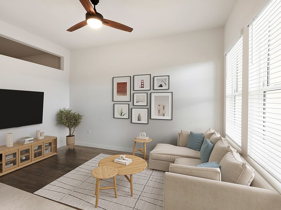 Staged Alcove Living Area