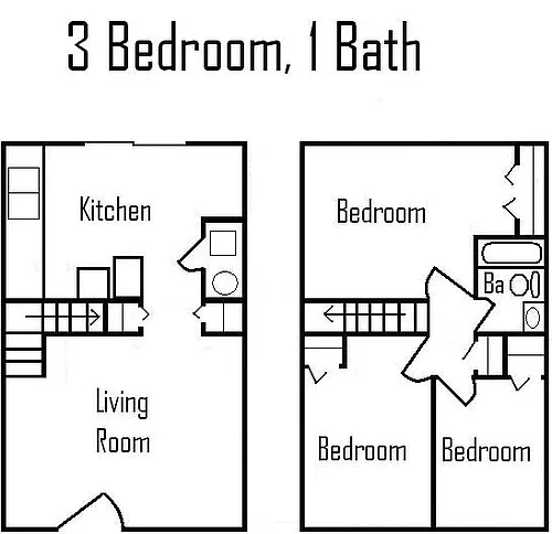 Floor plan 3 Bedroom