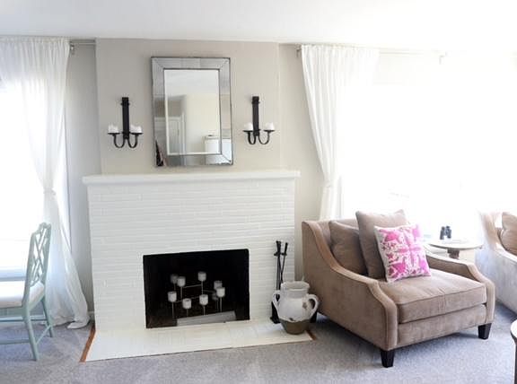 furnished example of living room