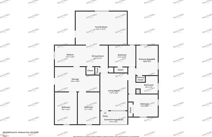 3 bed, 1.0 bath, 1277 sqft, $1,365 — Photo 2