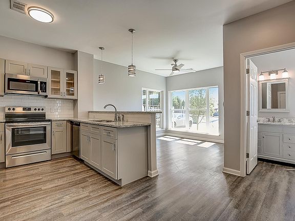 Kitchen and living room
