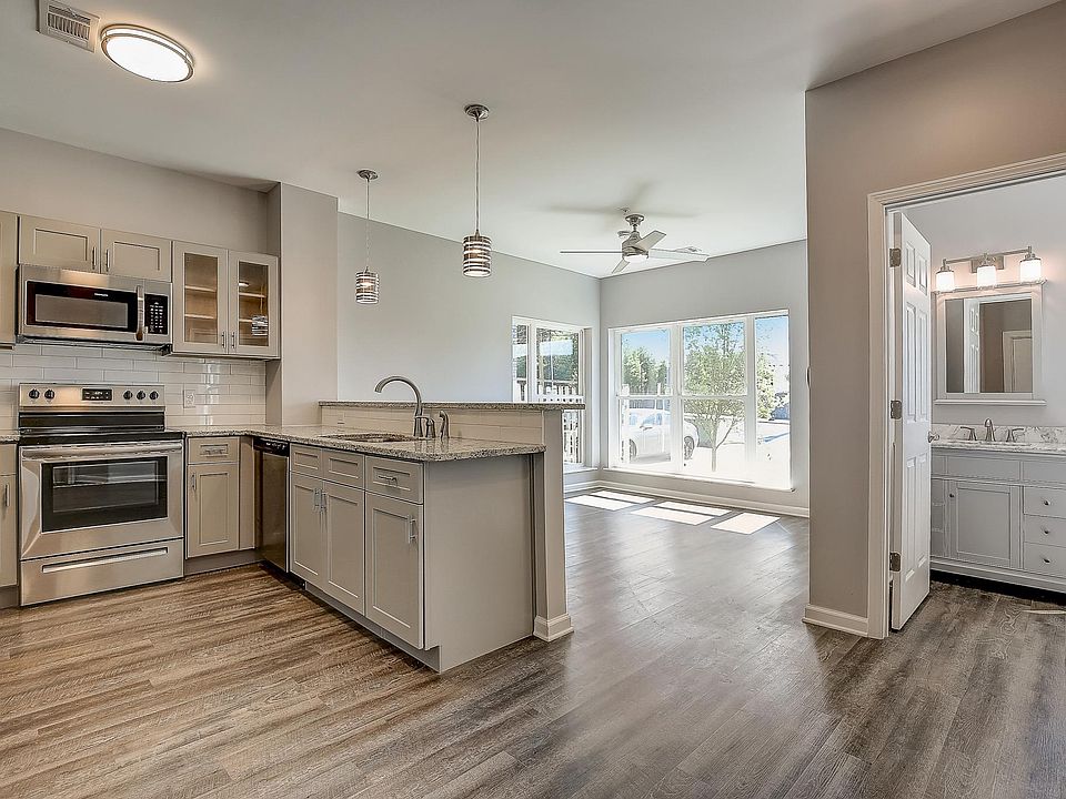 Kitchen and living room