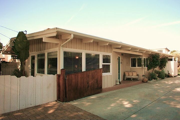 Driveway and side view of home