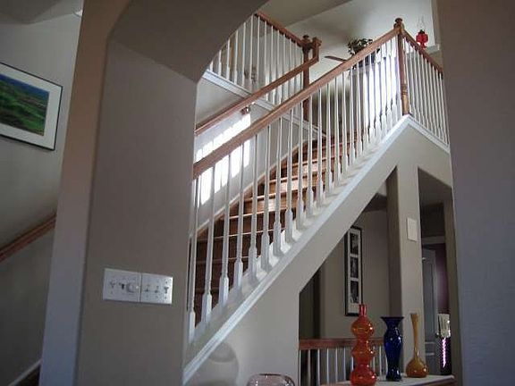 Beautiful hardwood stairs