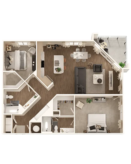 Floor plan 2BA