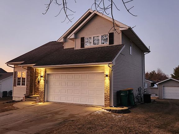 Front of house at dusk
