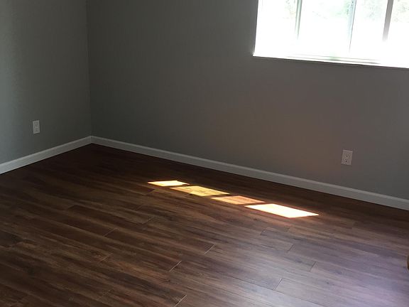 view of one side of the bedroom from outside the bedroom doo