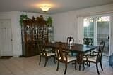 Dining room, tiled floor