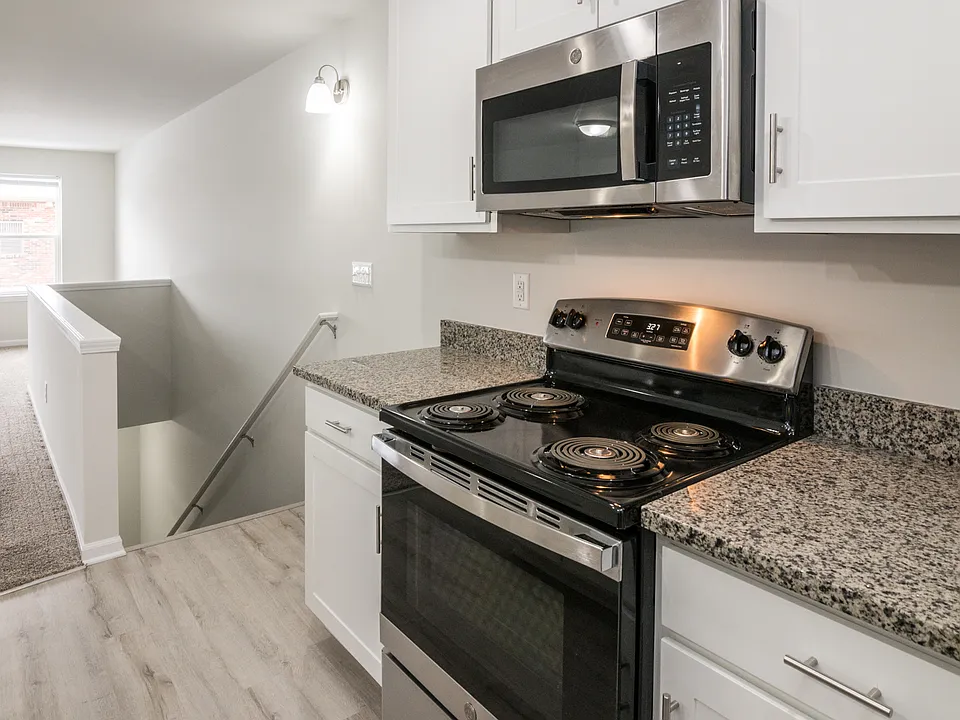 Electric range, microwave