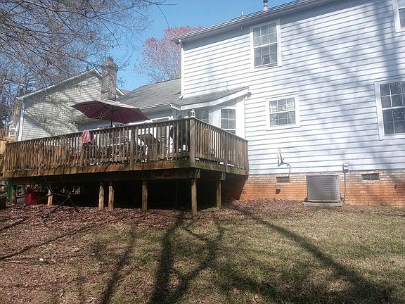 Large back deck