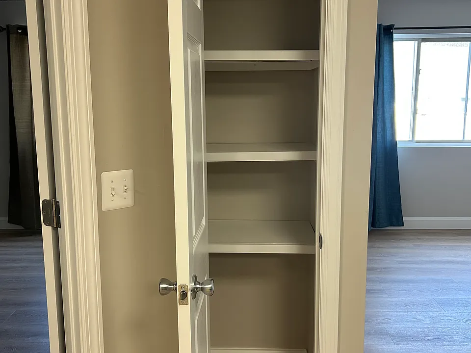 Closet- Often used as a pantry.