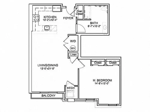 Floor plan ht1-a04