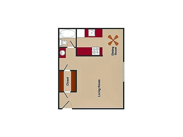 Floor plan Studio