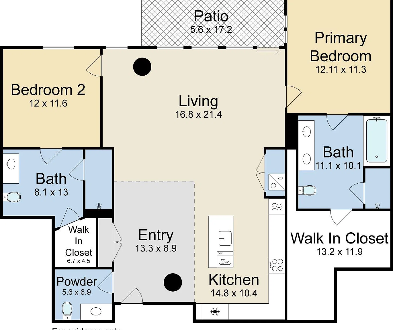 2 bed, 2.5 bath, 1421 sqft, $4,500 — Photo 2