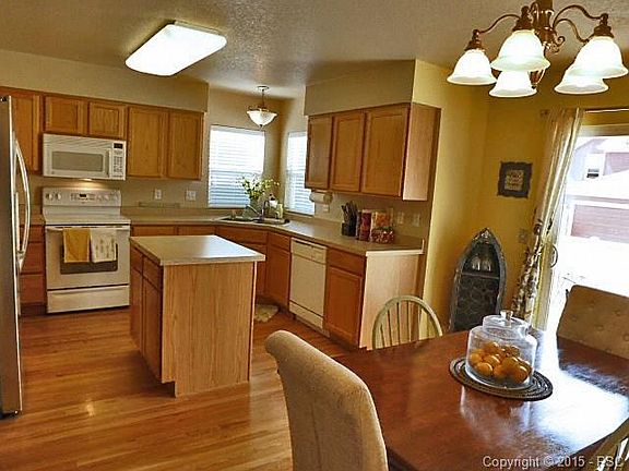 Wood Floors in Kitchen & Kitchen Island.