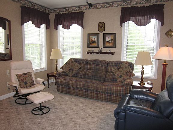 Family room/views of park