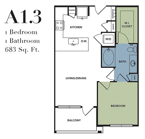 Floor plan A13