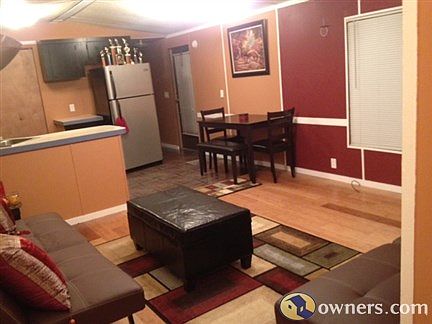 Living room view as soon as you walk in.