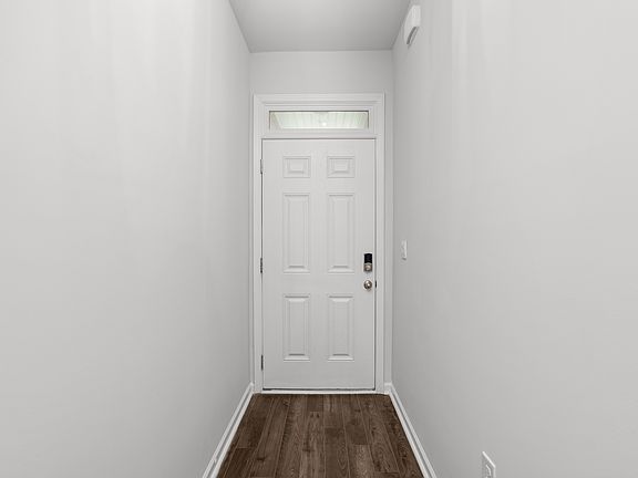 Interior view of front door