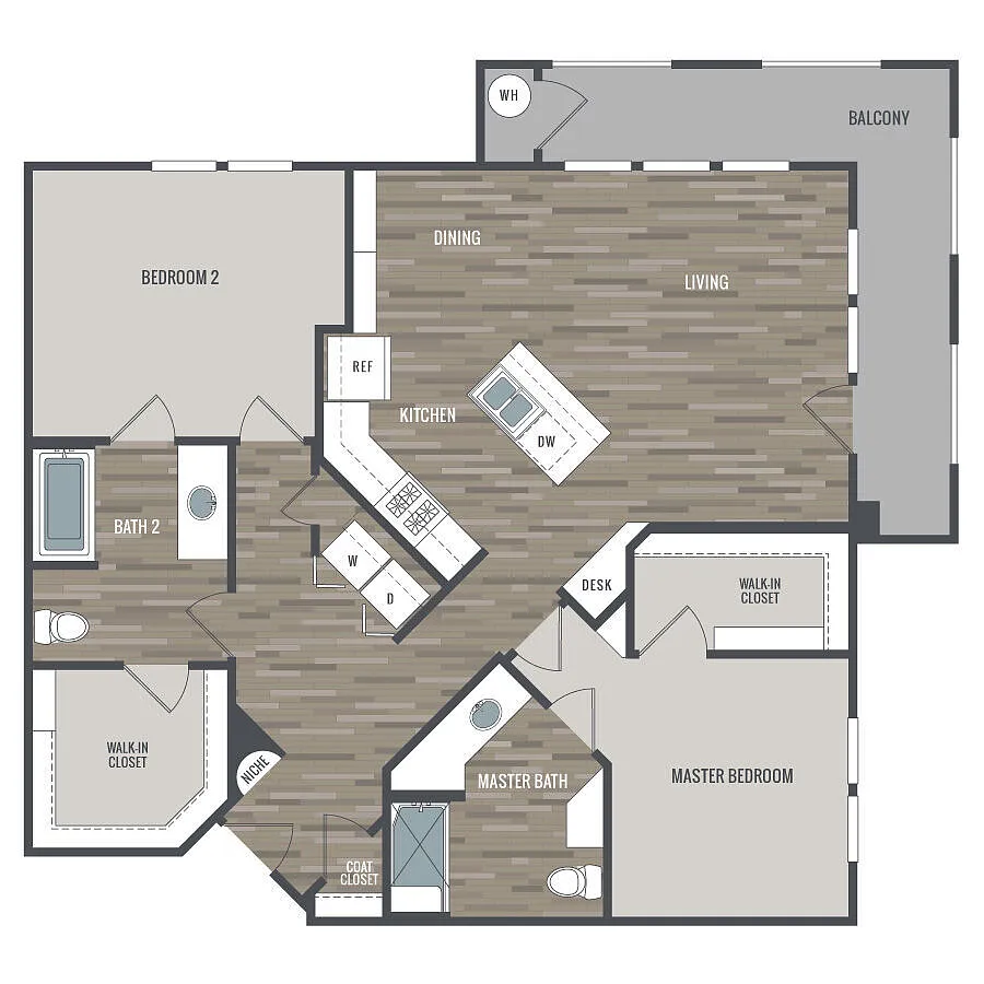 Floor plan 2C