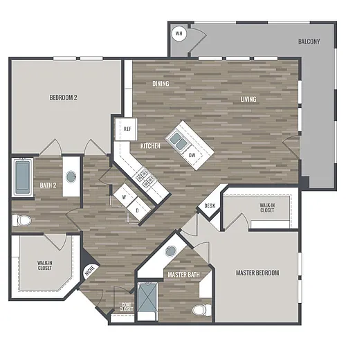 Floor plan 2C