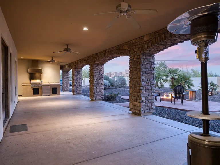 Back Patio with grill