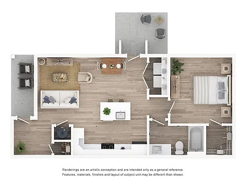 Floor plan Cottage A1