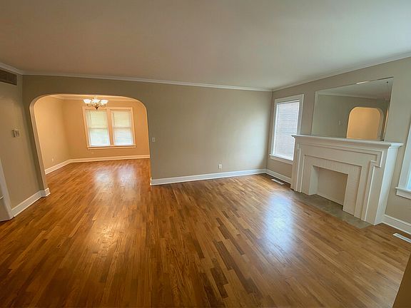 Living looking into dining area