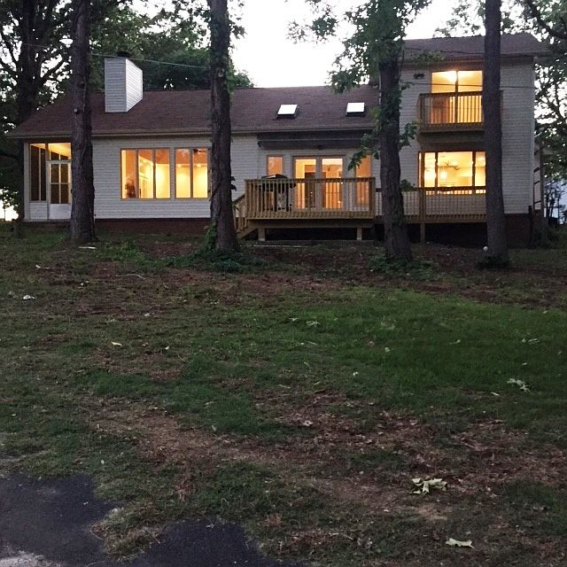 Rear shot from golf fairway