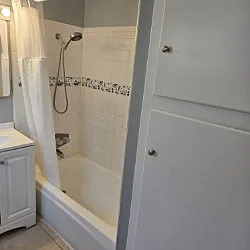 Bathroom with Linen Closet