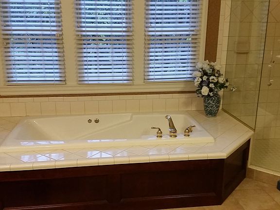 Master Bathroom: tub, shower
