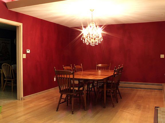 The large dining room just off of the living room.