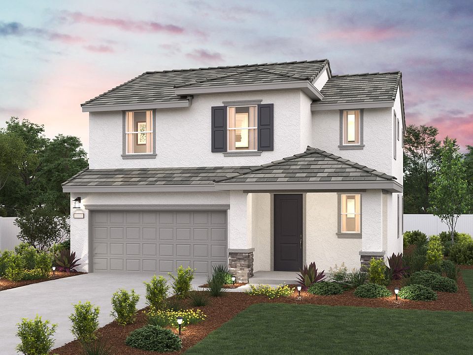Park Place, Plan 1 Elevation C Rendering, Sacramento, CA