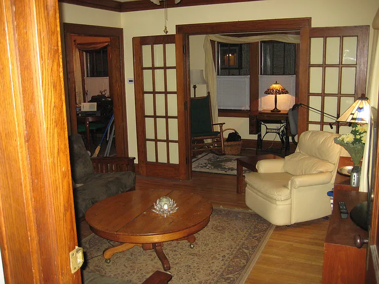 Another view of sunroom/office