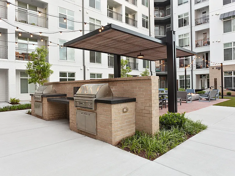 Grilling Courtyard with Hammock Park, Fire Pit and Yard Games