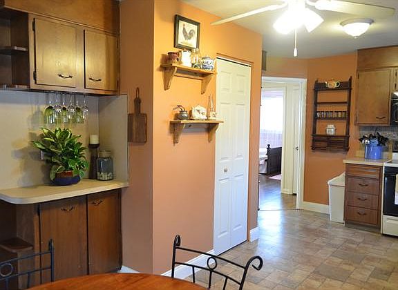 Tons of storage, dry bar and two pantries.