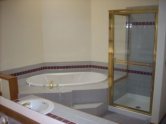 Master bath with jetted tub
