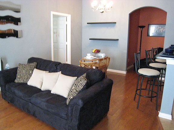 Beautiful wood floor in Living Area