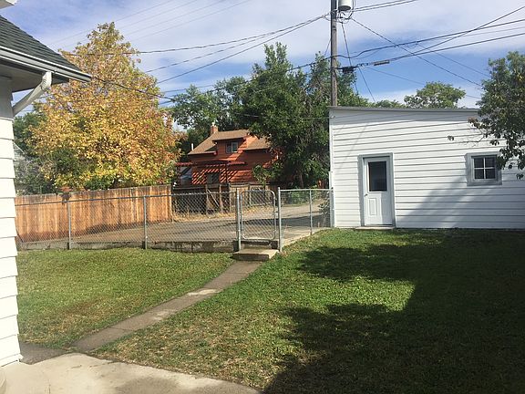 Rear yard-parking and garage