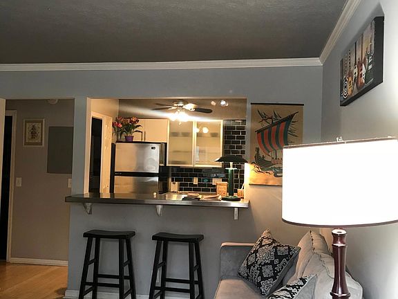 Kitchen view from living room