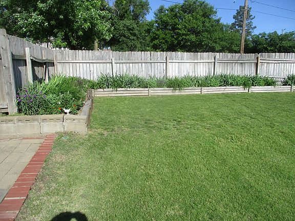 Back yard/perennial flowers