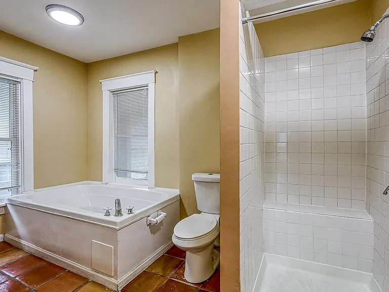 Master Bath with large tub and walk-in shower - 2nd floor