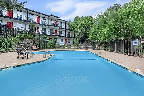 Cool off in one of our resort-style swimming pools surrounded by plenty of lounge seating.