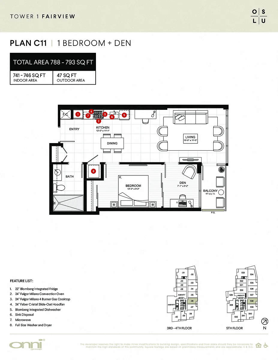 Floor plan Fairview C11