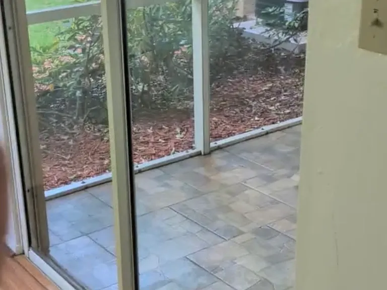 bedroom slider to the private lanai