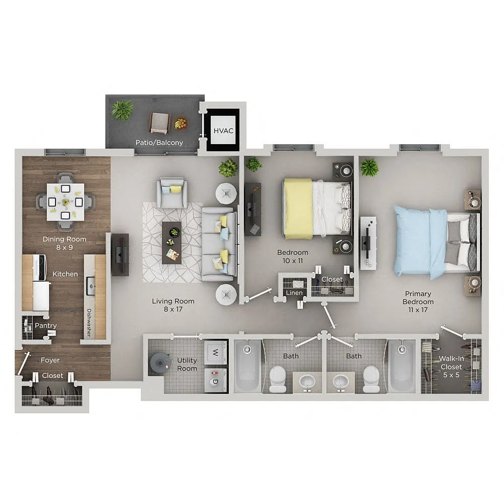 Floor plan C (Classic)