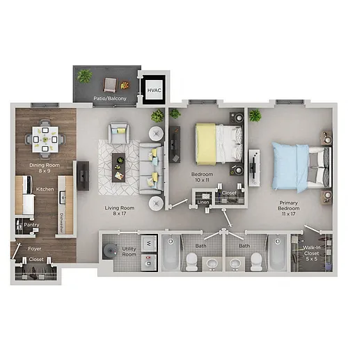 Floor plan C (Classic)